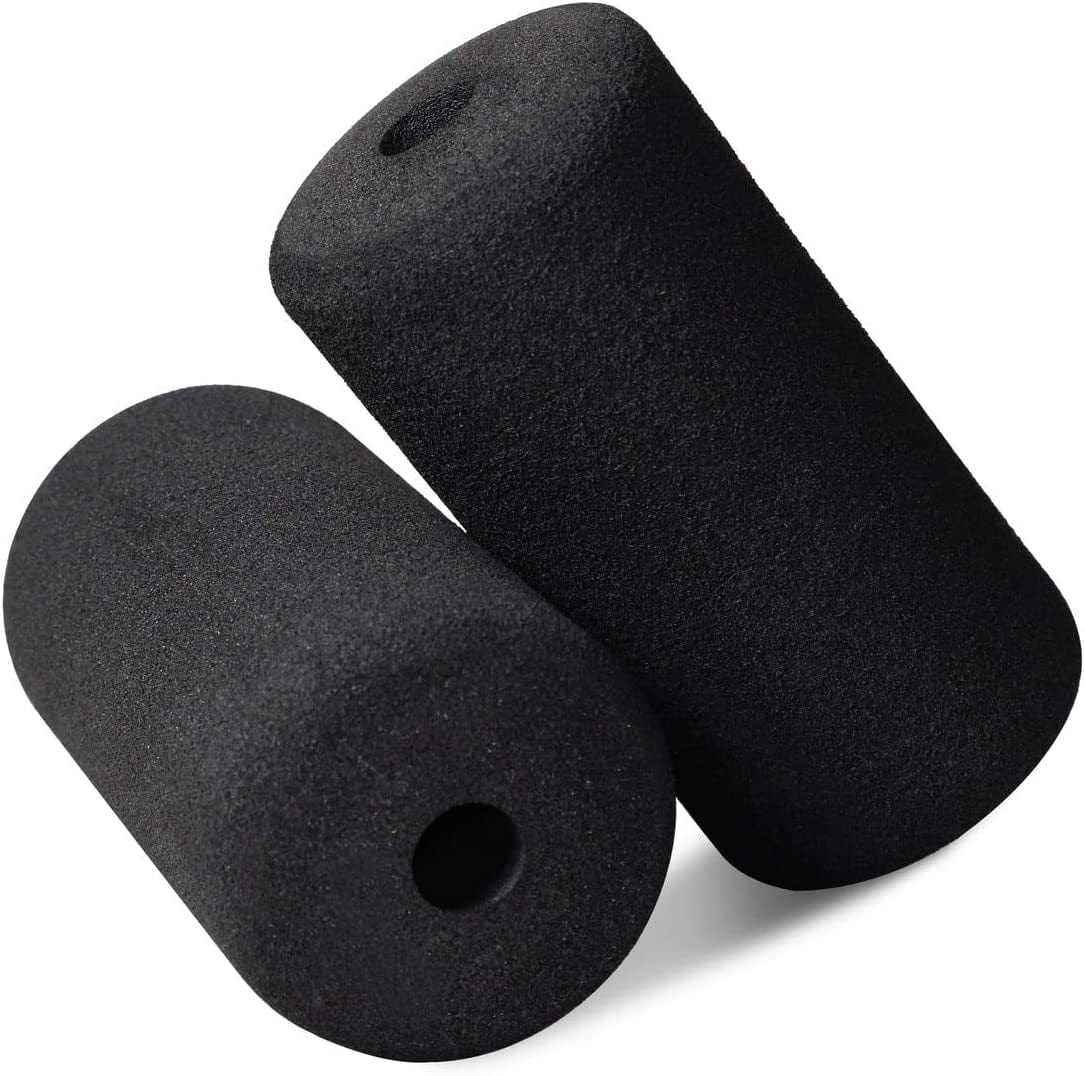 CAP Barbell Pu/Foam Roller, Pu/Foam Foot Pads, Roller Pad for Leg Extension, Weight Bench, PEC Deck Pads Replacement Parts for Exercise Machine, Multiple, Sold by Pair
