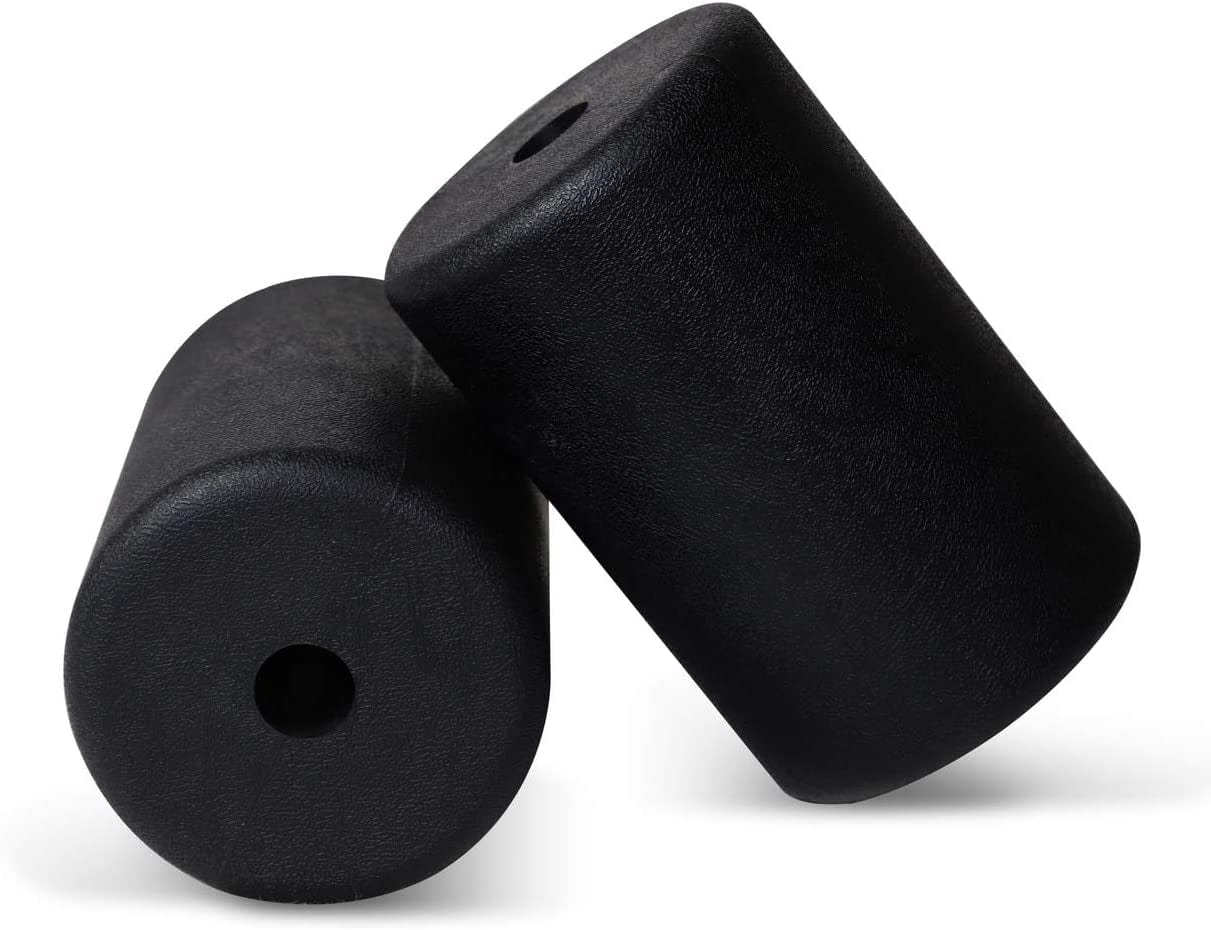 CAP Barbell Pu/Foam Roller, Pu/Foam Foot Pads, Roller Pad for Leg Extension, Weight Bench, PEC Deck Pads Replacement Parts for Exercise Machine, Multiple, Sold by Pair