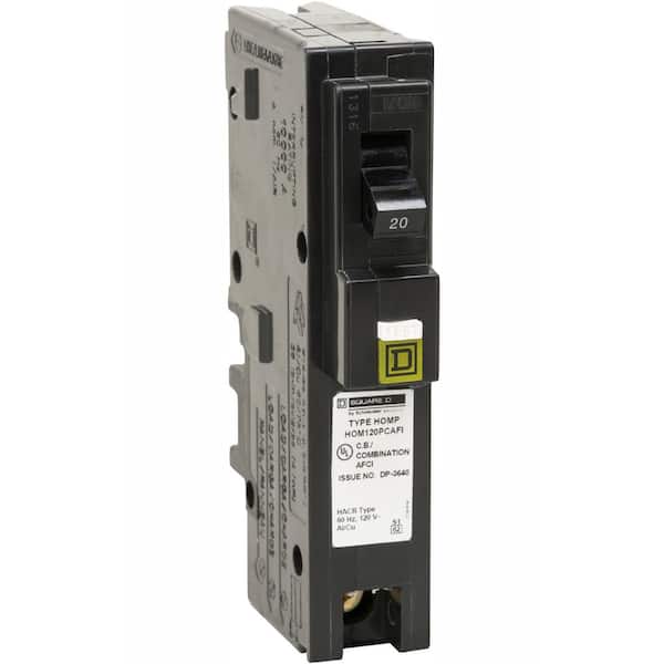 20 Amp Single-Pole Neutral Combination Magnetic Circuit Breaker