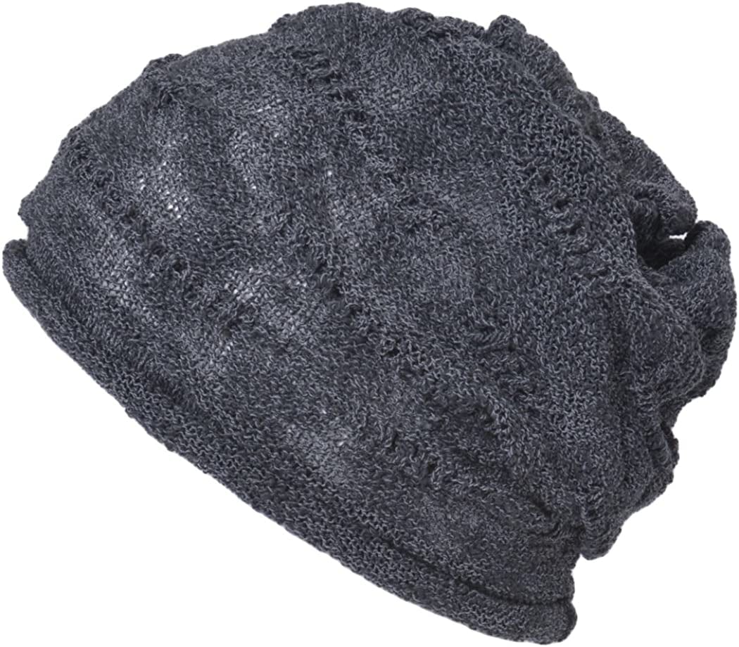CHARM Mens Slouchy Summer Beanie - Womens Light-Weight Slouch Hat Cotton Cap