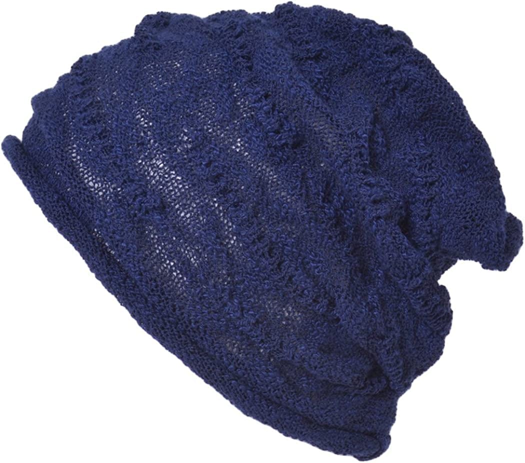 CHARM Mens Slouchy Summer Beanie - Womens Light-Weight Slouch Hat Cotton Cap
