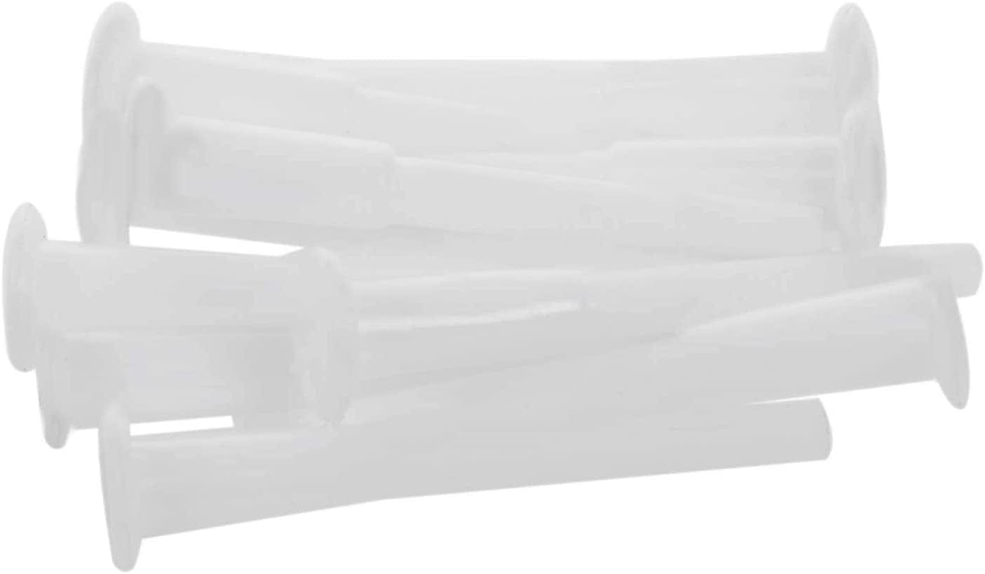 CHRISTOL 10X Fitness Exercise Ball Inflatable Bed Pool Stopper Plug Pin White