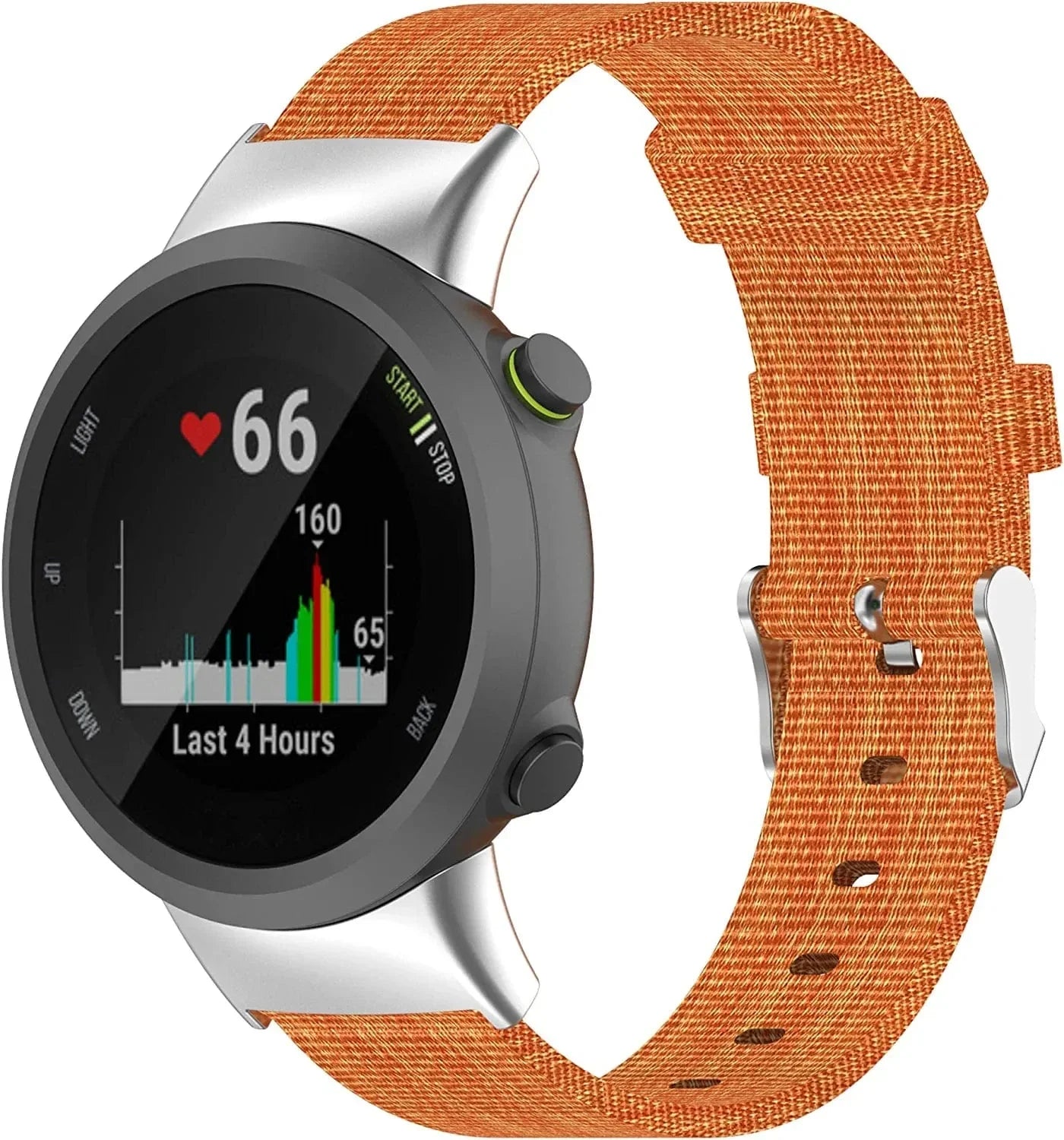 Compatible with Garmin Forerunner 45, Forerunner 45S Watch Bands Women Men, Nylon Replacement Band Accessory Straps Wristbands Bracelet Fit for Garmin Swim 2, Forerunner 45, Forerunner 45S