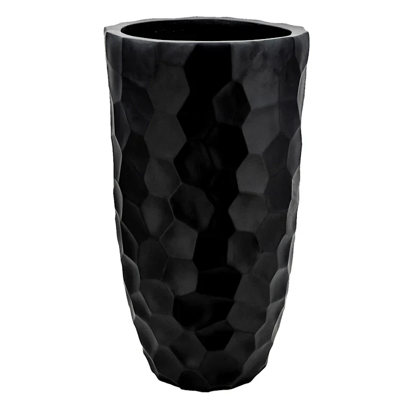 Catcci Crosby St. Elena Black Outdoor Planter, Extra Large