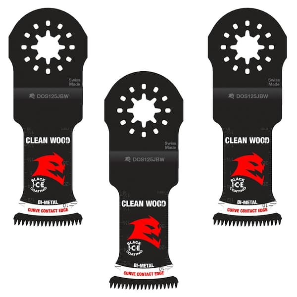 Oscillating Tool Blades 1-1/4 in. Starlock Bi-Metal 3-Pack For Clean Wood