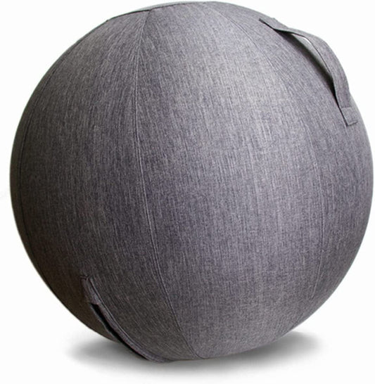 Doodran Yoga Ball Covers with Convenient Carry Handles Exercise Balance Ball Covers Foldable Durable Anti-Burst Ball Cover Stability Ball Covers for Office Home Gym without Ball, 23.6In