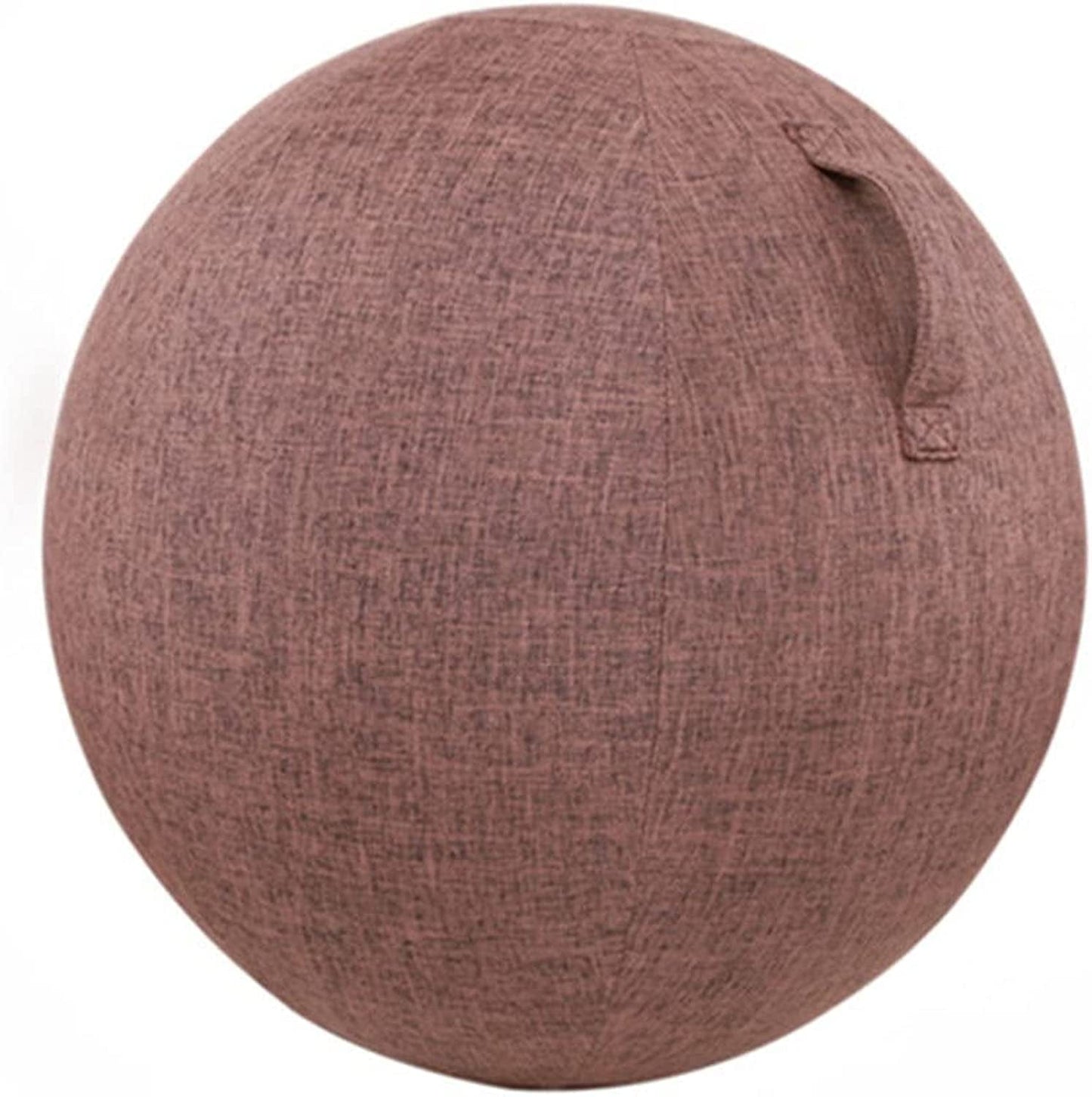 Dust-Proof -Slid Exercise Ball Cover Cotton Flax Practical Fine Knitted Yoga Ball Cover for Home