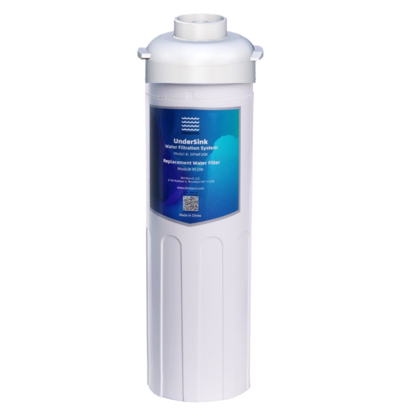 20,000 Gallon Replacement Water Filter For Under Sink Filtration System