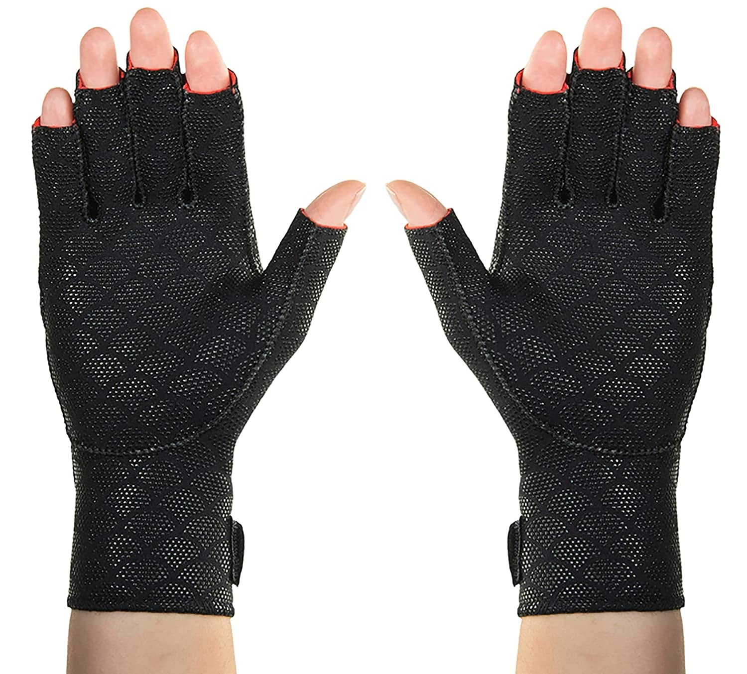 Thermoskin Arthritic Fingerless Gloves, Black, Small, 7"-7 3/4" (18-20 Cm)