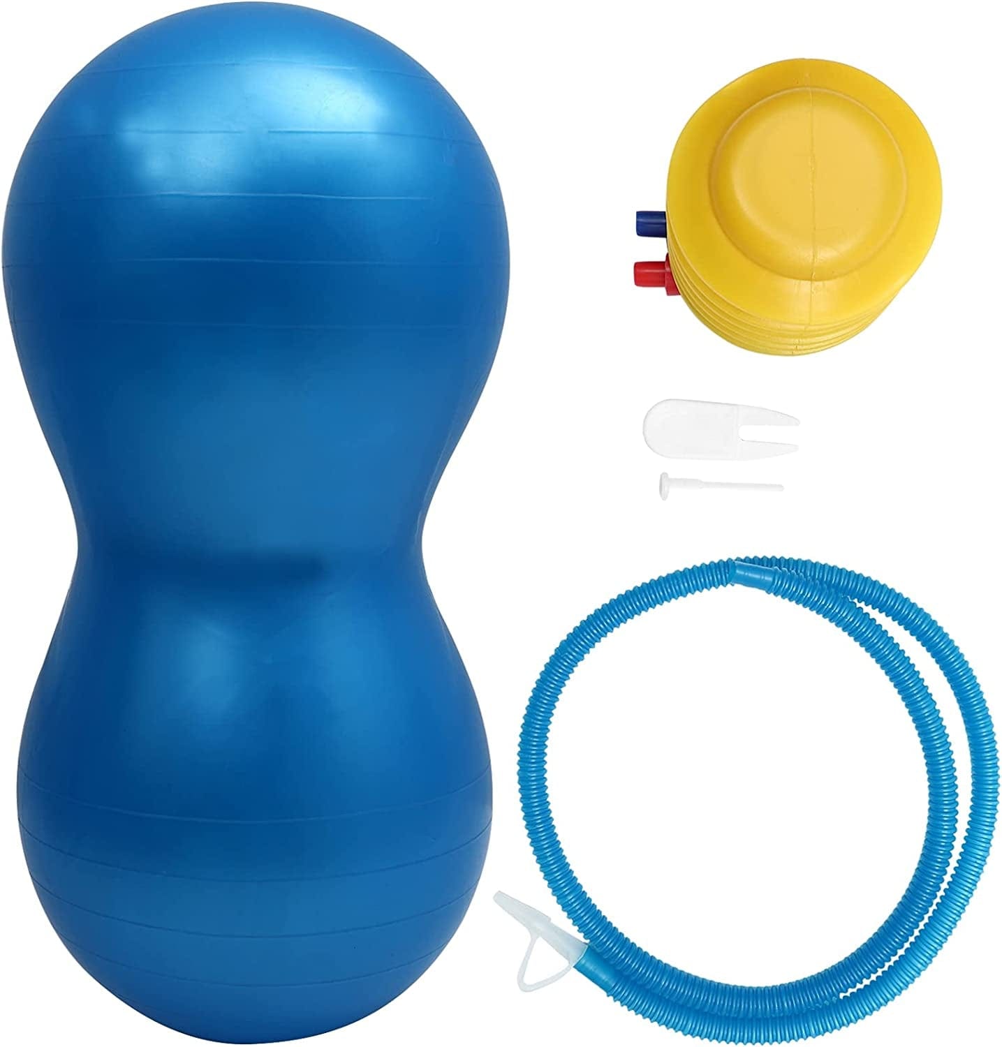 FARUTA 1 Set Exercise Yoga Ball Balance Ball Hopper Ball Peanut Exercise Ball Thicken Workout Auxiliary Ball for Labor Birthing Back (Color : Purple)