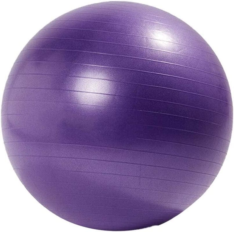 FARUTA Sport Yoga Ball Exercise Ball for Women Men Balance Stability Workout Fitness anti Burst 65Cm Thickened (900G Purple Not Included Accessory