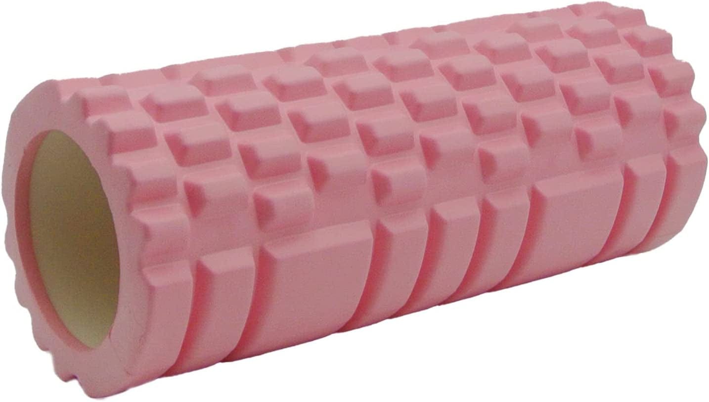 Fitgear High Density EVA Foam Roller Deep Tissue Muscle Roller - Green - Yoga, Stretching, Massage - Lime Green