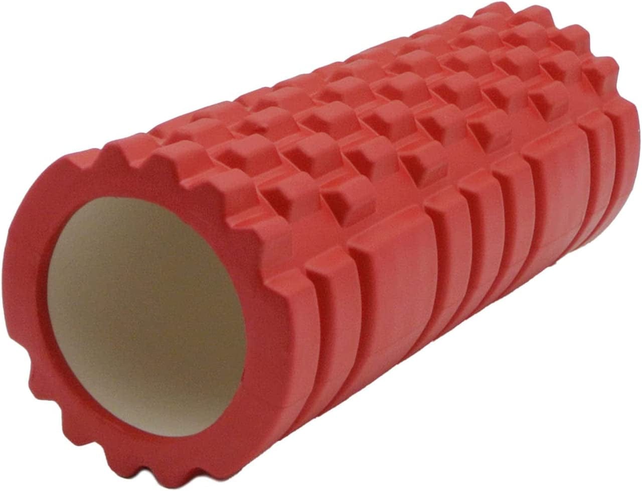 Fitgear High Density EVA Foam Roller Deep Tissue Muscle Roller - Green - Yoga, Stretching, Massage - Lime Green