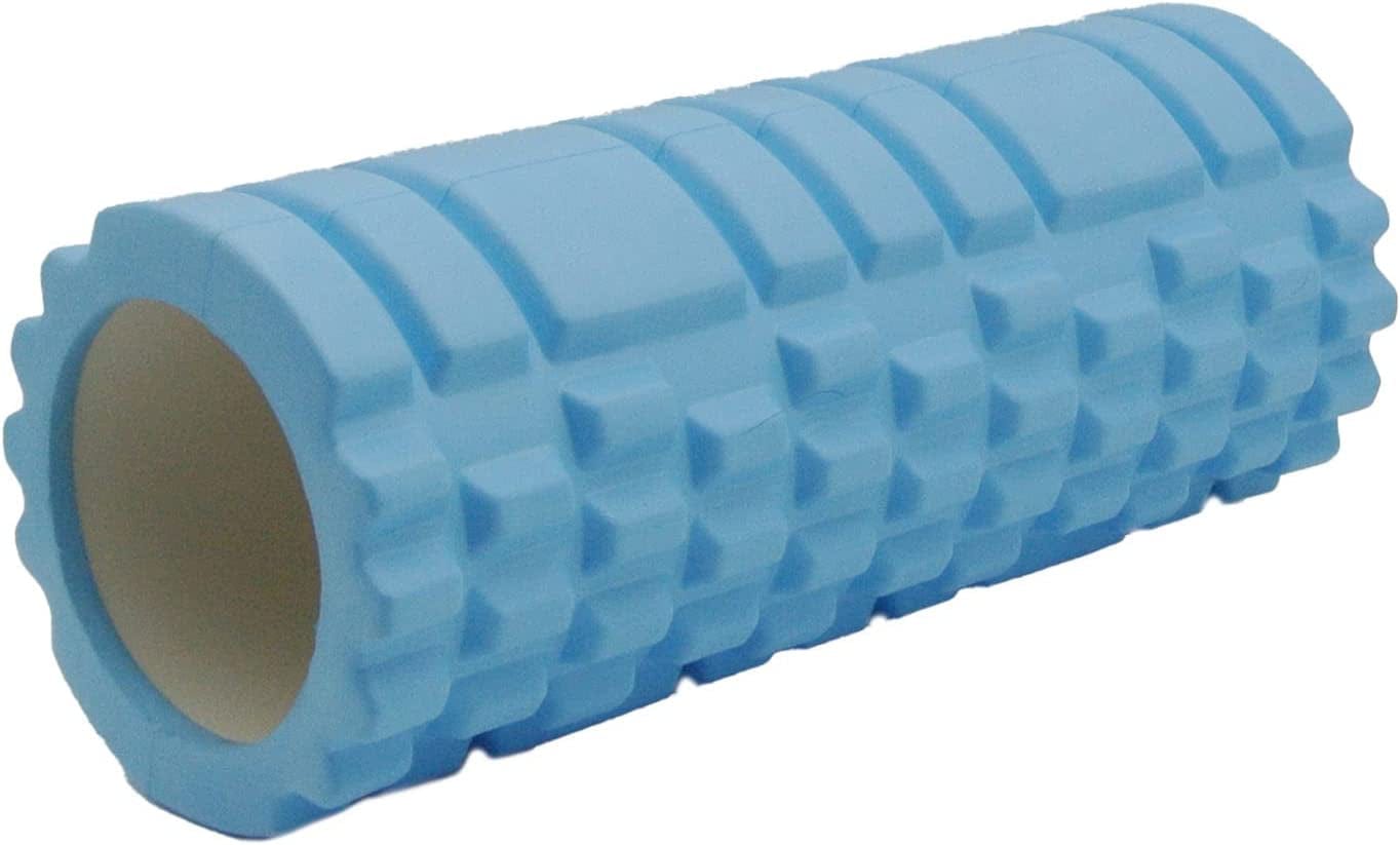 Fitgear High Density EVA Foam Roller Deep Tissue Muscle Roller - Green - Yoga, Stretching, Massage - Lime Green