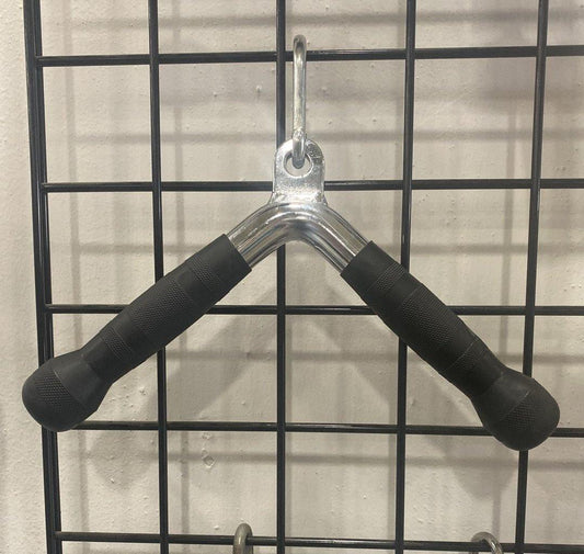 Fitness Products Direct Triceps Full Extension Chrome Bar W/ PU Ergo Grips