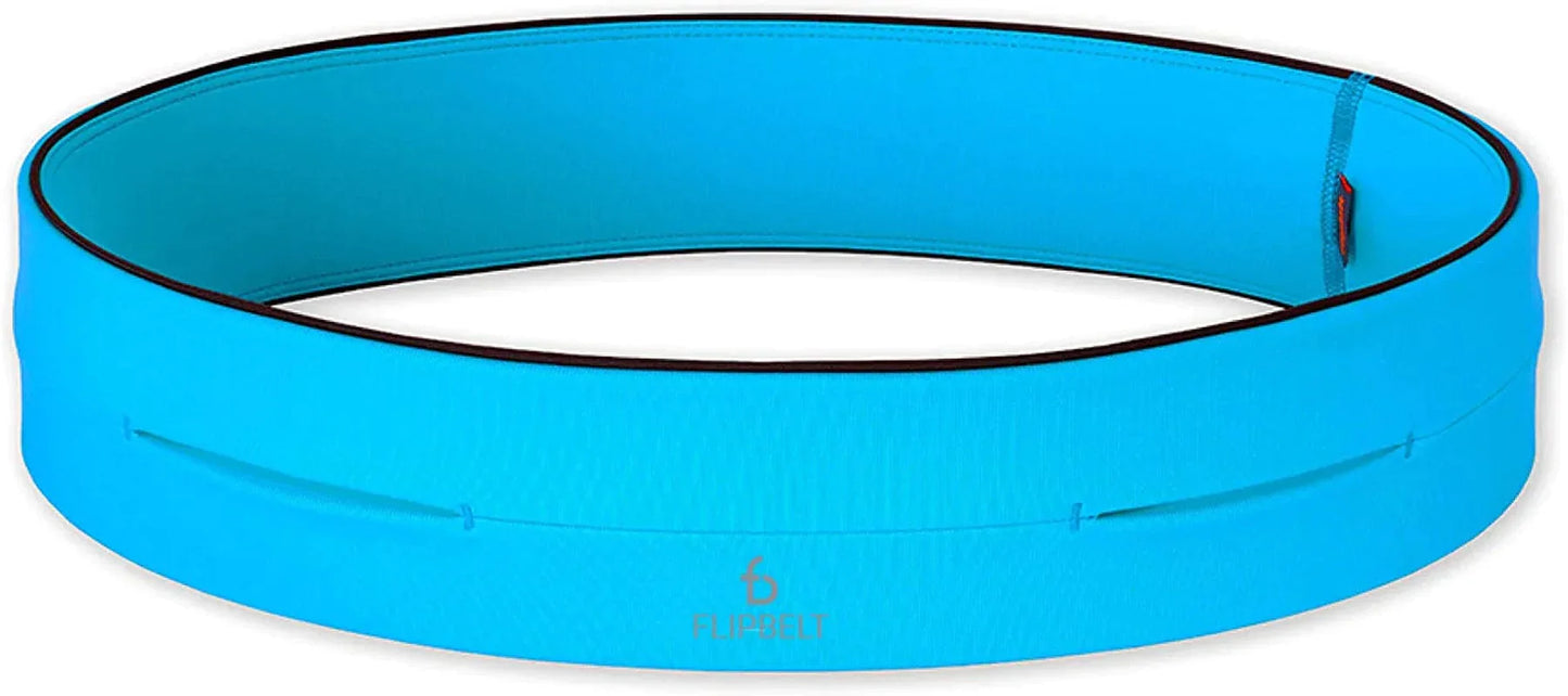 Flipbelt Classic Running Belt | Running Fanny Pack for Women and Men | Non Chafing Waist Band Pack for Phone | Moisture Wicking Storage Belt | USA Company