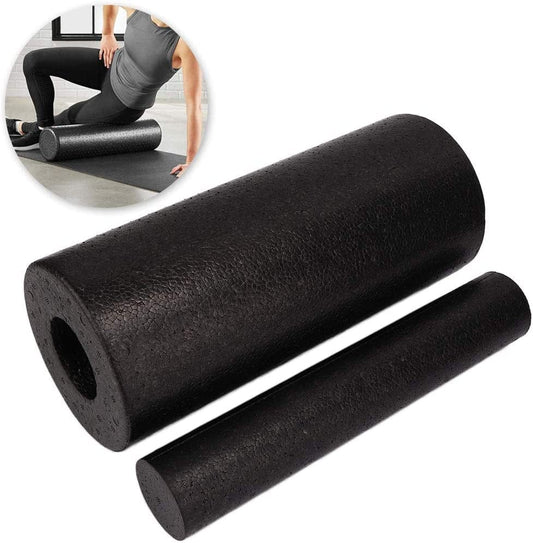 Foam Roller, 2 in 1 Hollow Column Foam Roller Set, EPP Muscle Relieve Massage Roller Gym Fitness Equipment Sports Massage Rollers for Exercise Deep Tissue Muscle Massage