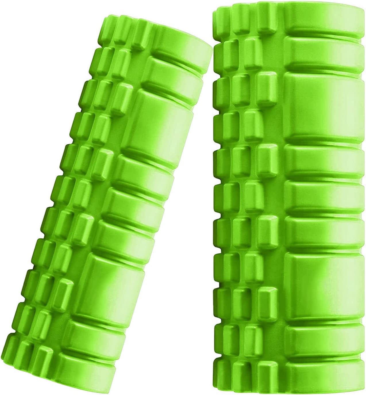 Foam Roller - High Density Exercise Roller for Deep Tissue Muscle Massage, Muscle and Back Roller for Fitness, Physical Therapy, Yoga and Pilates, Gym Equipment, Orange(G-Orange)