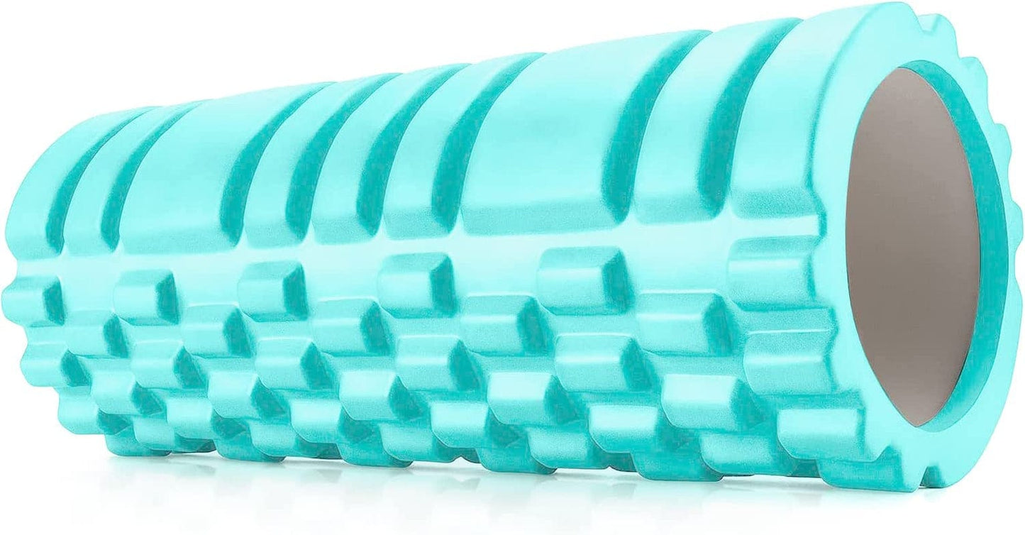 Foam Roller - High Density Exercise Roller for Deep Tissue Muscle Massage, Muscle and Back Roller for Fitness, Physical Therapy, Yoga and Pilates, Gym Equipment, Orange(G-Orange)