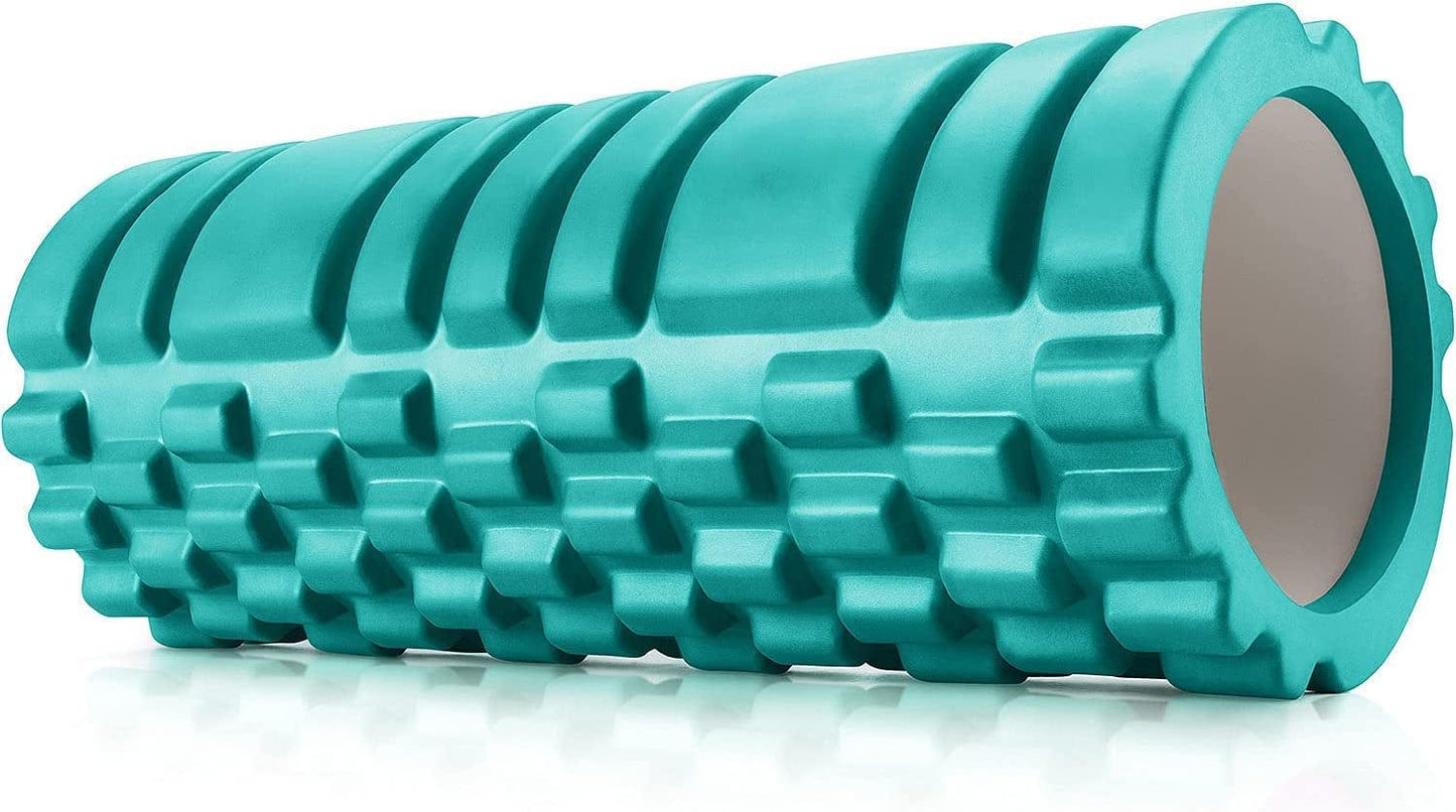 Foam Roller - High Density Exercise Roller for Deep Tissue Muscle Massage, Muscle and Back Roller for Fitness, Physical Therapy, Yoga and Pilates, Gym Equipment, Orange(G-Orange)