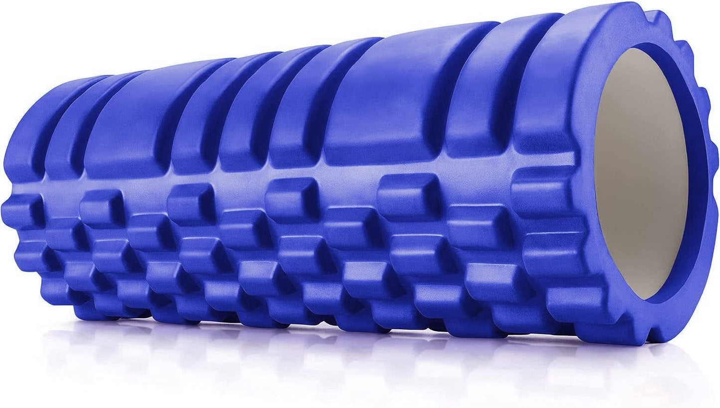 Foam Roller - High Density Exercise Roller for Deep Tissue Muscle Massage, Muscle and Back Roller for Fitness, Physical Therapy, Yoga and Pilates, Gym Equipment, Orange(G-Orange)