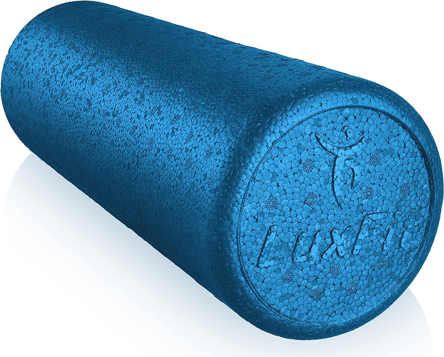 Foam Roller, Luxfit Speckled Foam Rollers for Muscles '3 Year Warranty' High Density Foam Roller for Physical Therapy, Exercise, Deep Tissue Muscle Massage. Back, Leg, Body Roller (Blue, 36 Inch)
