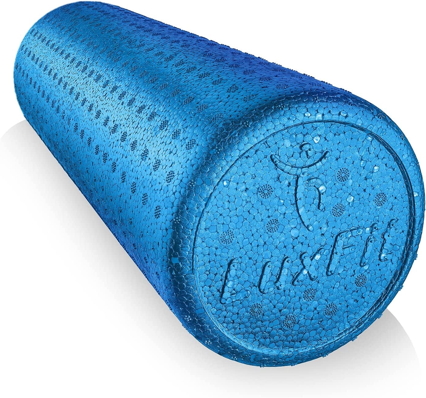 Foam Roller, Luxfit Speckled Foam Rollers for Muscles '3 Year Warranty' High Density Foam Roller for Physical Therapy, Exercise, Deep Tissue Muscle Massage. Back, Leg, Body Roller (Blue, 36 Inch)