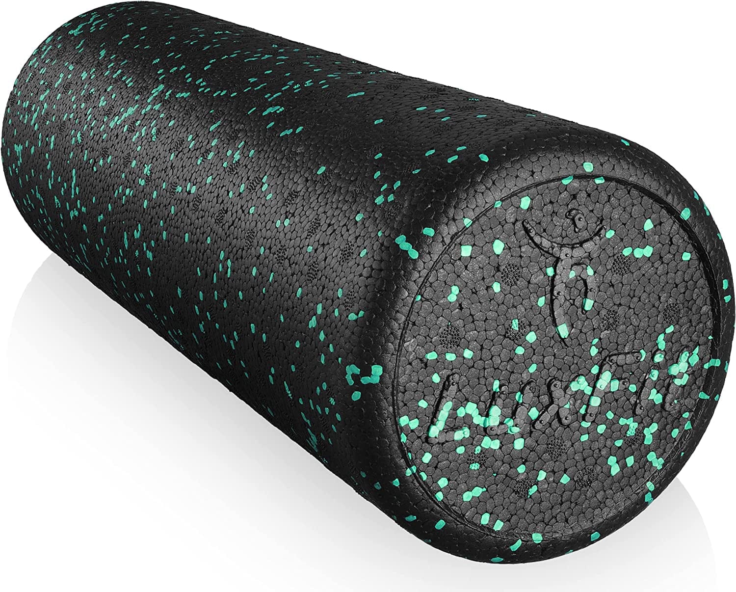 Foam Roller, Luxfit Speckled Foam Rollers for Muscles '3 Year Warranty' High Density Foam Roller for Physical Therapy, Exercise, Deep Tissue Muscle Massage. Back, Leg, Body Roller (Blue, 36 Inch)