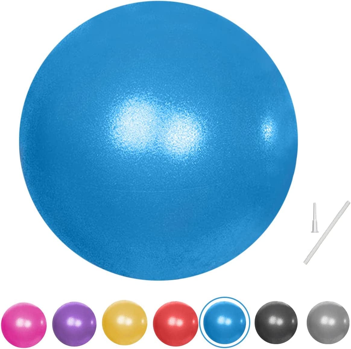 Fresion Small Exercise Ball Soft Yoga Balls,Mini Pilates Ball 25Cm for Core Training Exercise,Durable