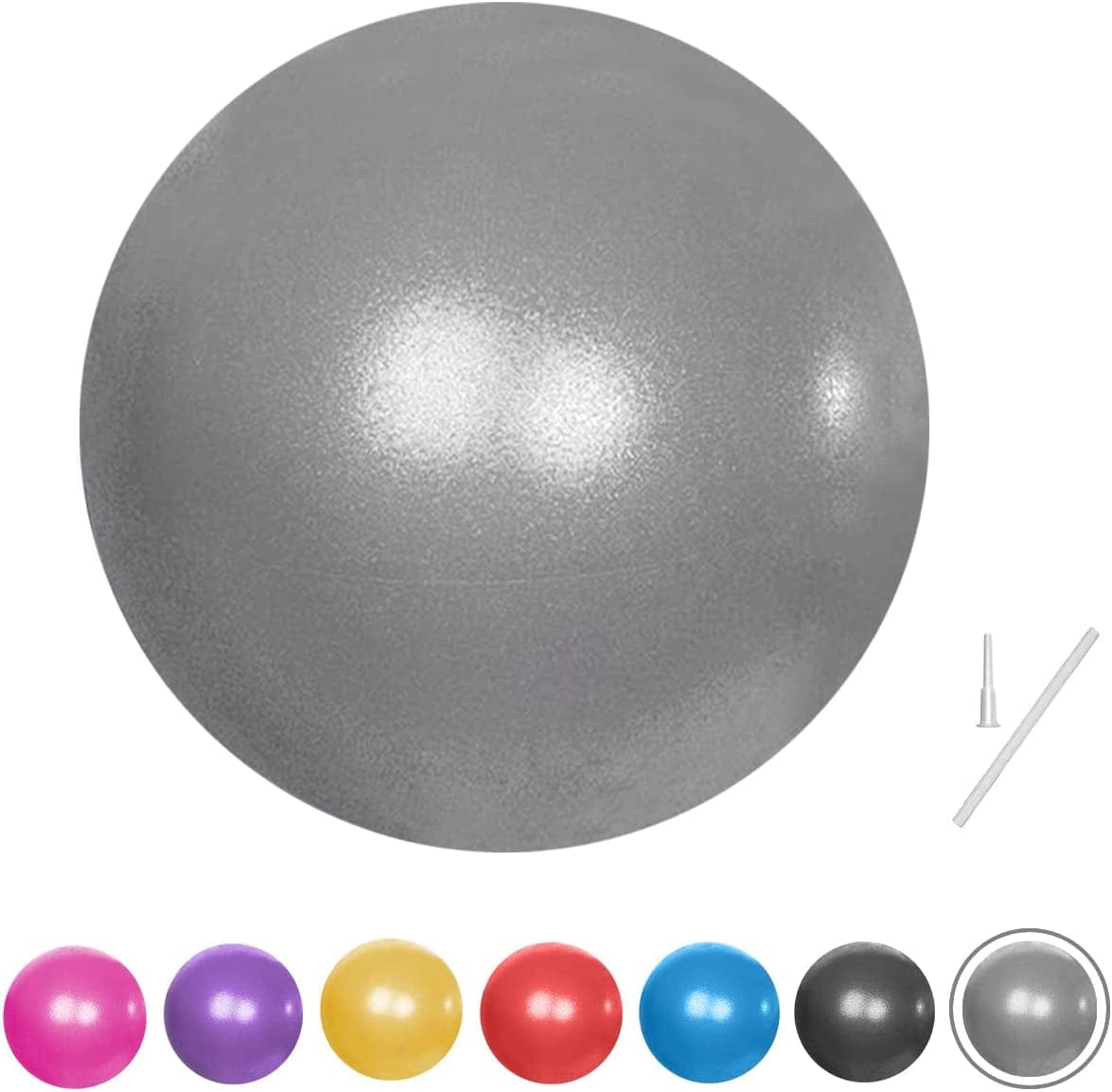 Fresion Small Exercise Ball Soft Yoga Balls,Mini Pilates Ball 25Cm for Core Training Exercise,Durable