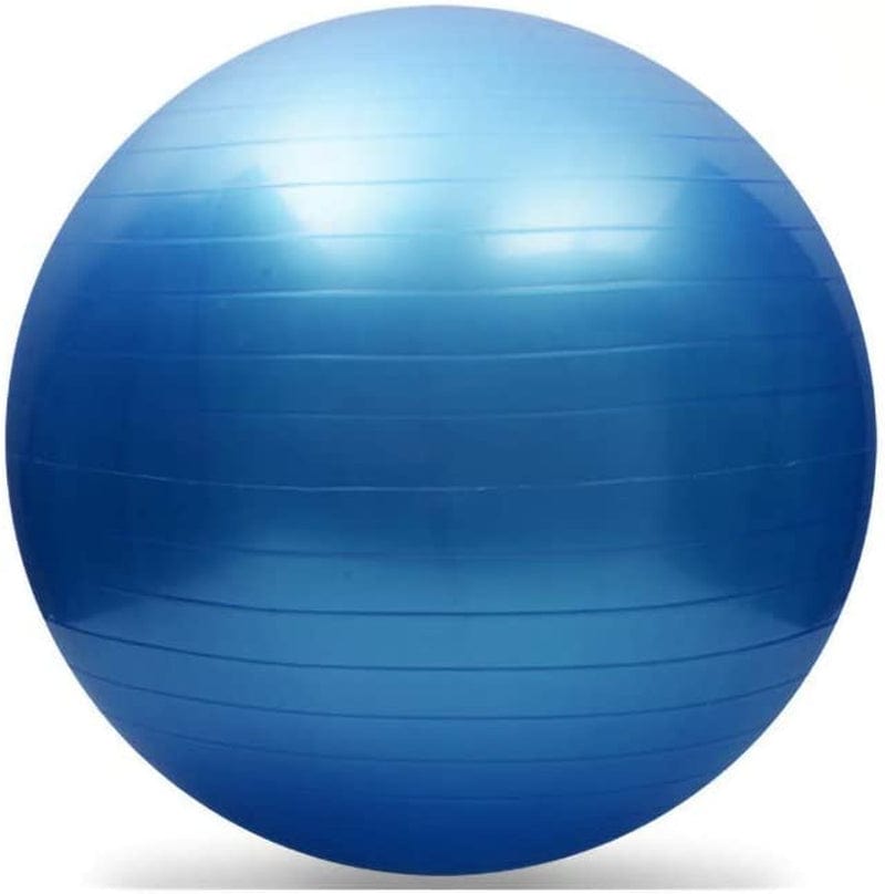 Fullgaden Exercise Ball (55-75Cm) with Quick Foot Pump, Professional Grade anti Burst & Slip Resistant Stability Balance for Yoga, Workout, Xl（68-75Cm）, Blue