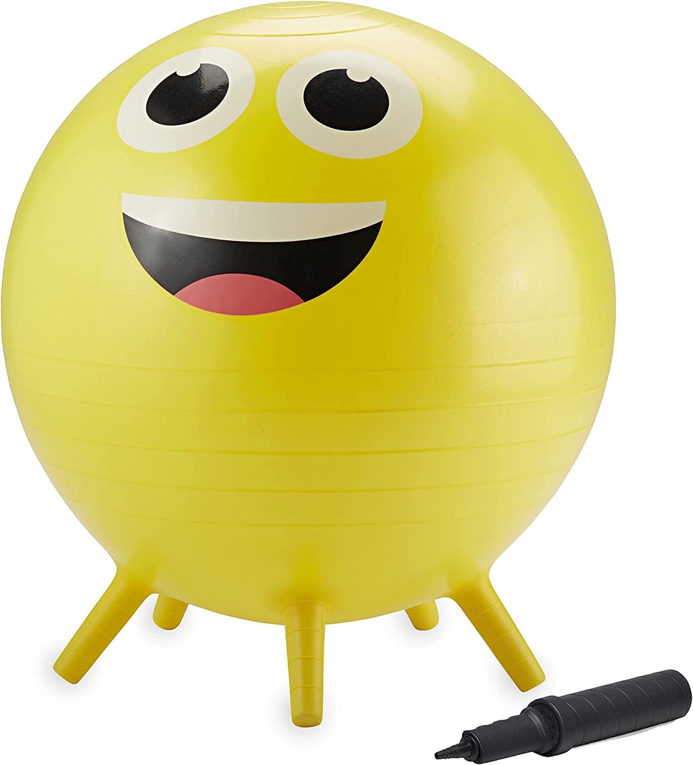 Gaiam Kids Stay-N-Play Children'S Balance Ball - Flexible School Chair, Active Classroom Desk Seating with Stay-Put Stability Legs, Includes Air Pump