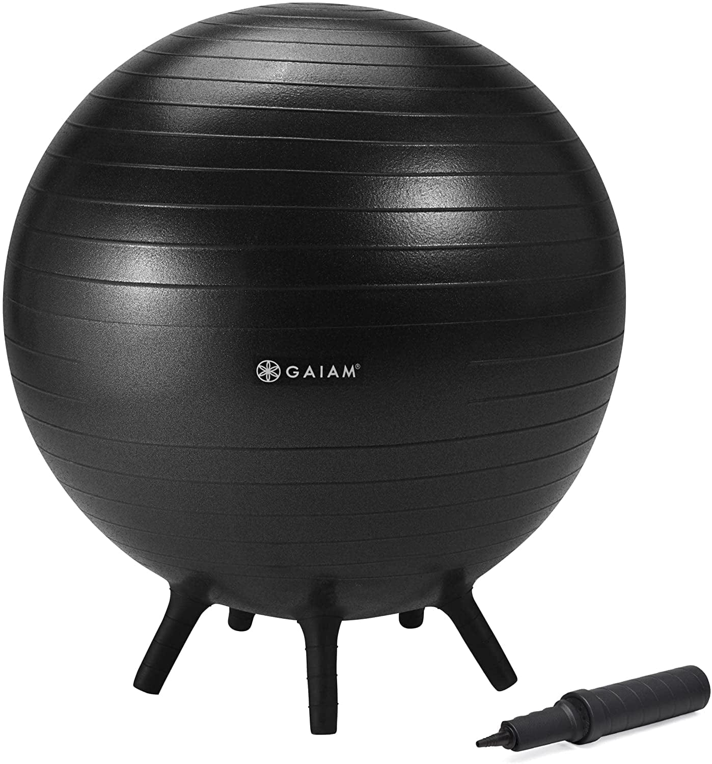 Gaiam Kids Stay-N-Play Children'S Balance Ball - Flexible School Chair, Active Classroom Desk Seating with Stay-Put Stability Legs, Includes Air Pump