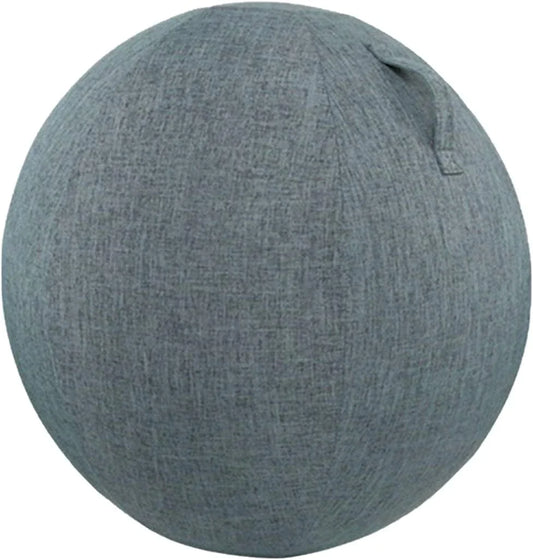 GEZICHTA Yoga Ball Cover with Handle, Exercise Ball Cover for Birthing Ball, Stability Ball, Fitness Ball, Balance Ball, Foldable Machine Washable Slipcover(Blue 65Cm)