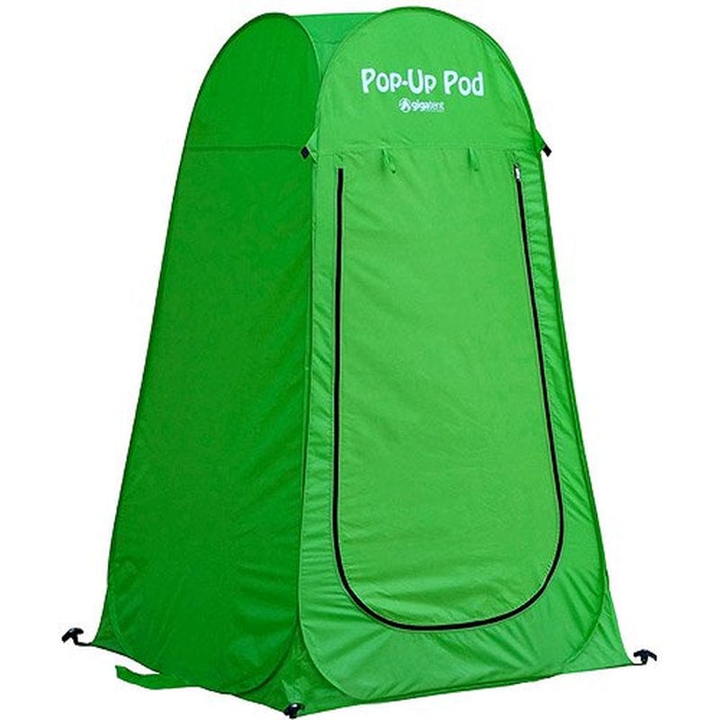 Gigatent 1-Person Pop up Privacy Tent for Camping Changing Room, Portable Shower Station (Black)