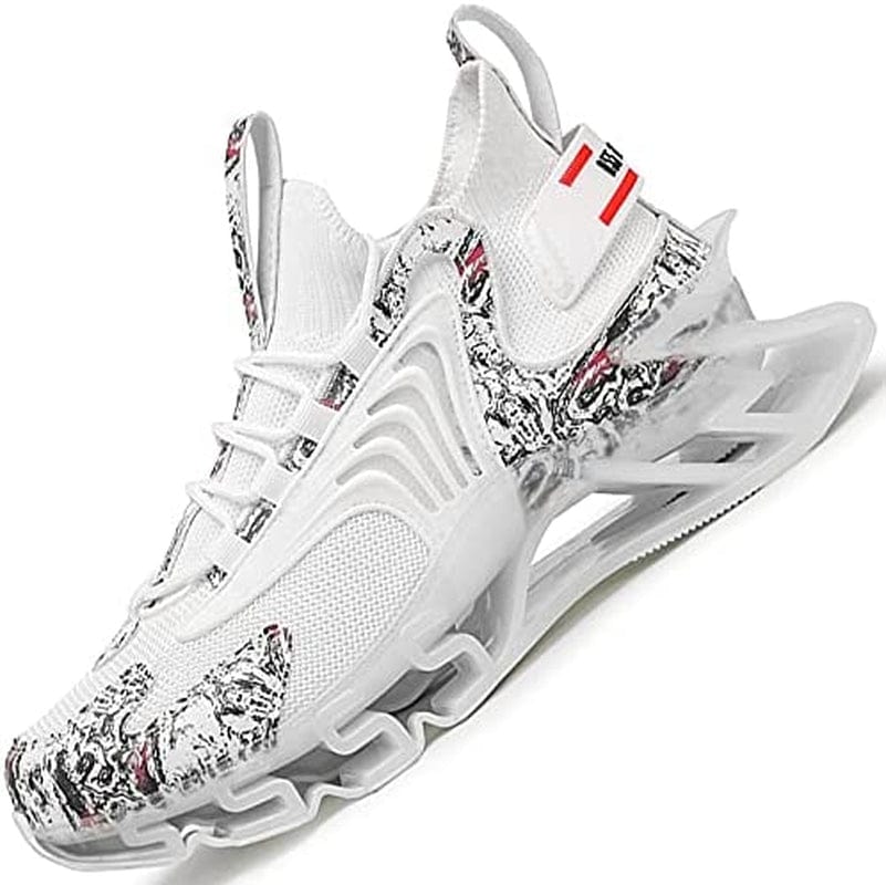 GJUYC Sneakers Shoes for Men Running Shoe Mens Trail Air Fashion Sport Man Athletic Men'S Basketball Walking Casual Hiking Male Black White Blue Size Runner Breathable Women Boys Kids