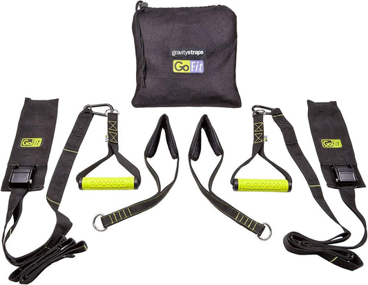 Gofit Gravity Straps - Resistance Training Kit,Black,Gf-Gs