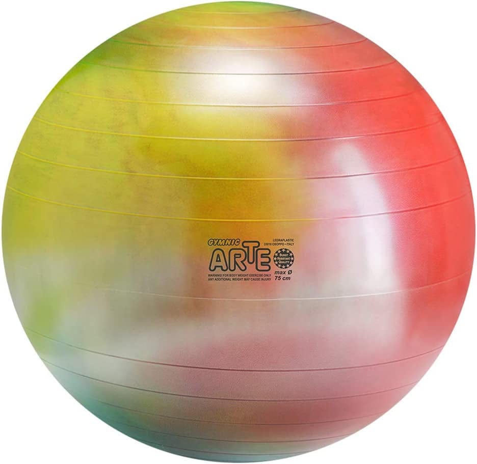 Gymnic Arte plus Burst-Resistant Exercise Ball (75 Cm)