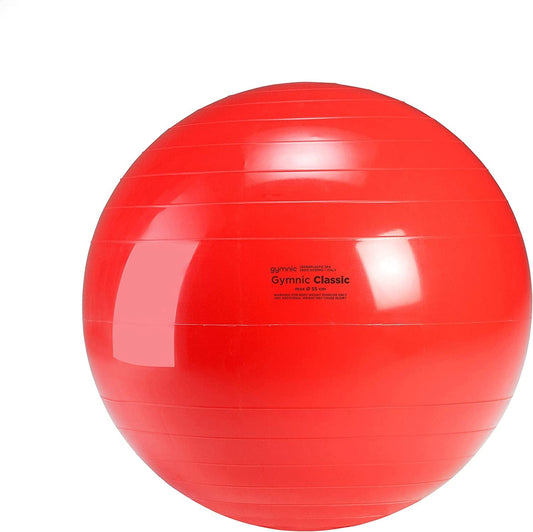 Gymnic Physio Exercise Ball, Red (85 Cm)