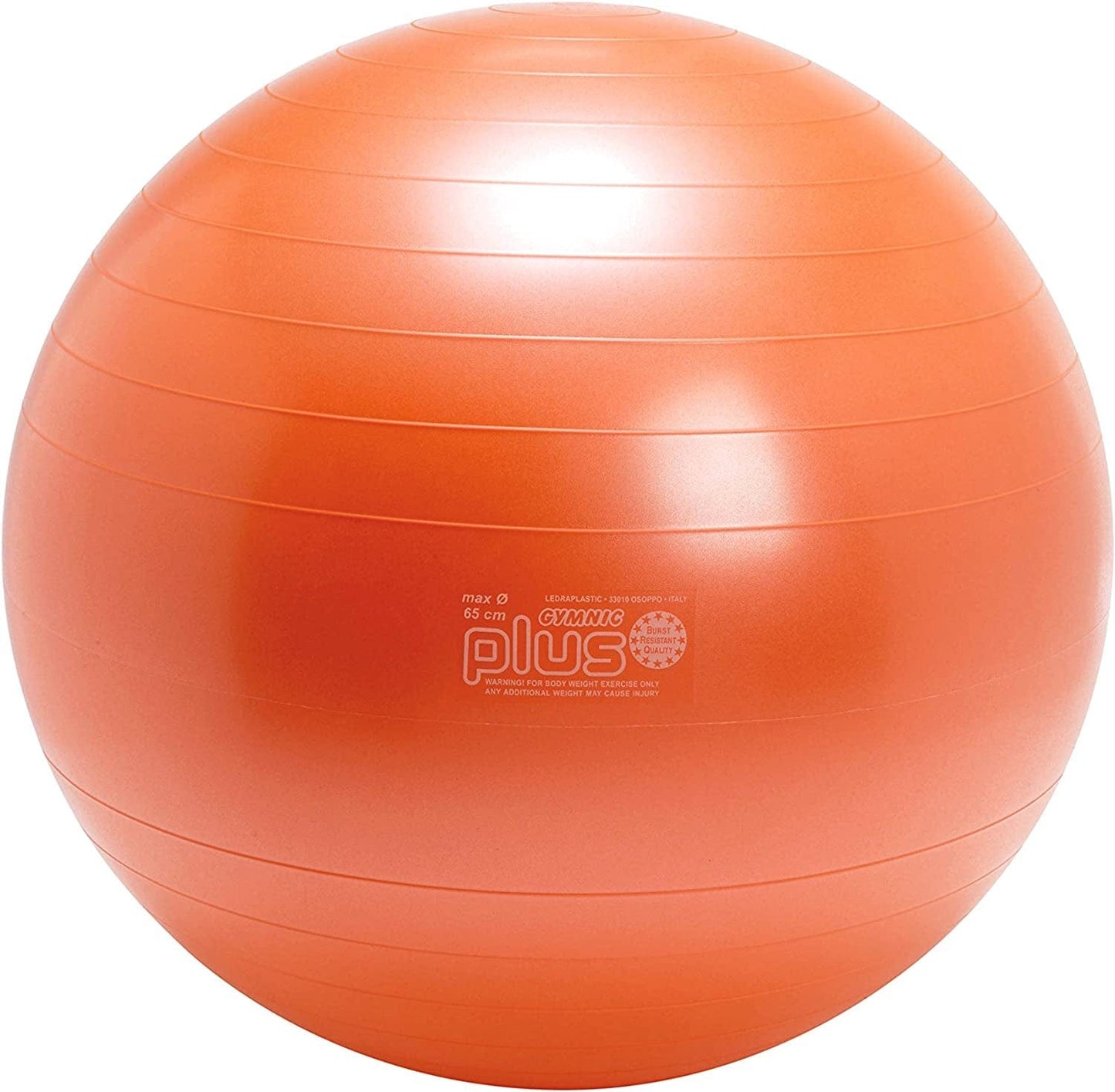 GYMNIC plus 65 Exercise Ball, Orange