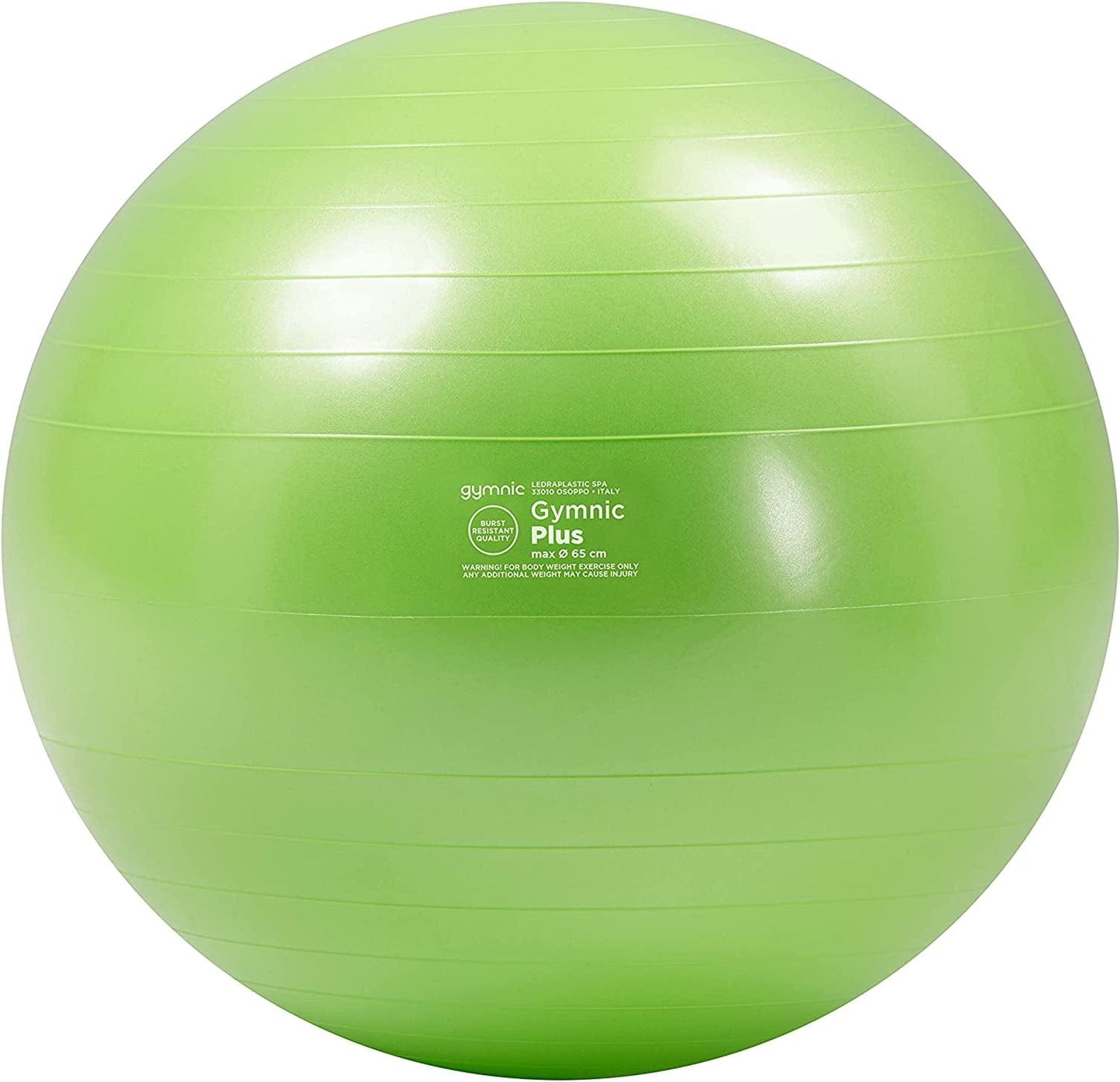 Gymnic plus Burst-Resistant Exercise Ball, Green (75 Cm)