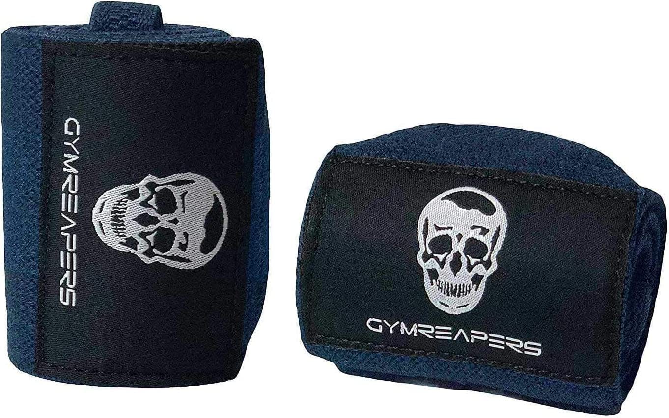 Gymreapers Weightlifting Wrist Wraps (IPF Approved) 18" Professional Quality Wrist Support with Heavy Duty Thumb Loop - Best Wrap for Powerlifting Competition, Strength Training, Bodybuilding