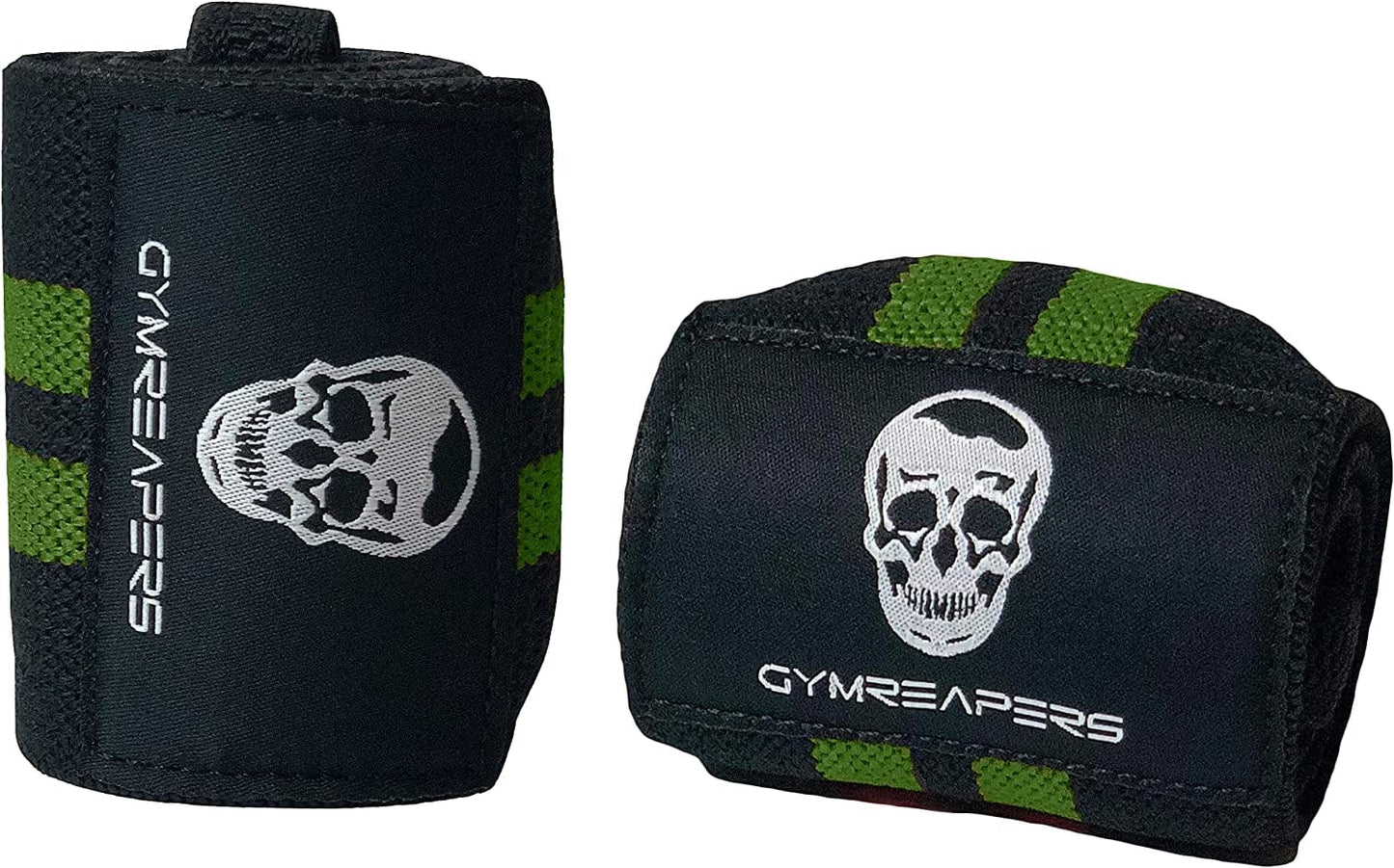 Gymreapers Weightlifting Wrist Wraps (IPF Approved) 18" Professional Quality Wrist Support with Heavy Duty Thumb Loop - Best Wrap for Powerlifting Competition, Strength Training, Bodybuilding