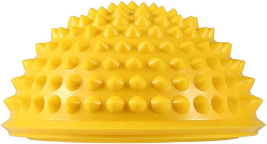 Half round PVC Massage Ball Yoga Balls Fitness Exercise Gym Massager, 5 Colors Body Rolling Pods Spiky Foot Wakers Balance Dome Yoga Balls Fitness Exercise Gym Massager
