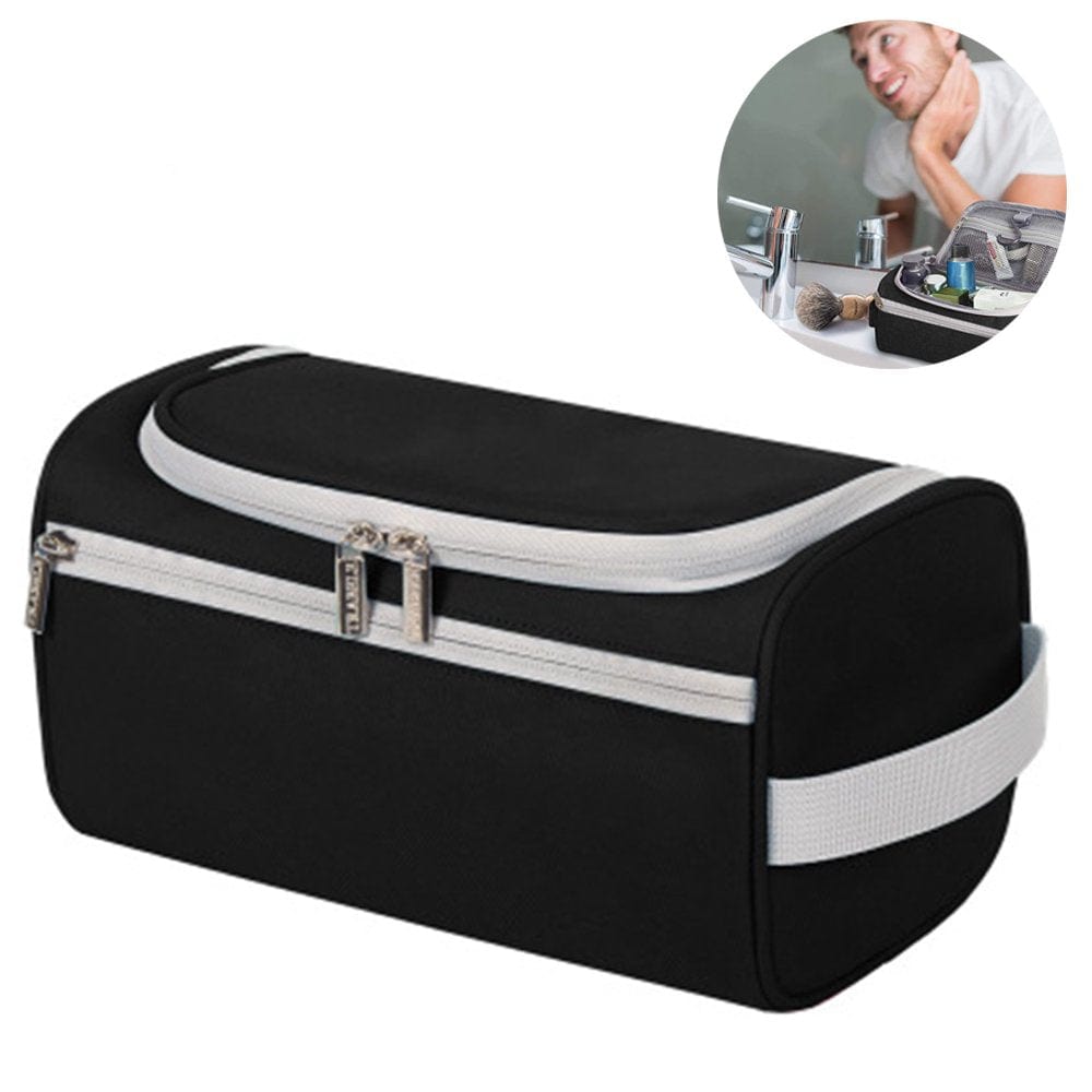 Hanging Toiletry Bag for Men & Women, Portable Travel Kit Cosmetic Organizer, Waterproof Makeup Shower Bag Shaving Dopp Kit for Travel, Trip, Vacation, Gym, Airplane
