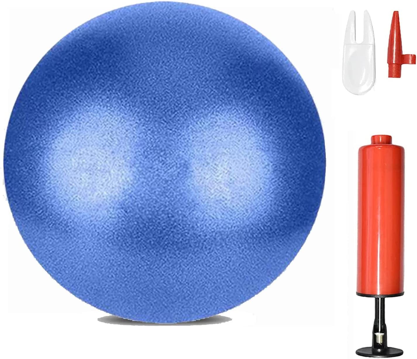 HCFGUS 6 Inch Mini Exercise Pilates Yoga Ball, Stability Ball for Yoga, Barre, Training and Physical Therapy- Improves Balance, Core Strength Yoga Ball with Inflate Pump