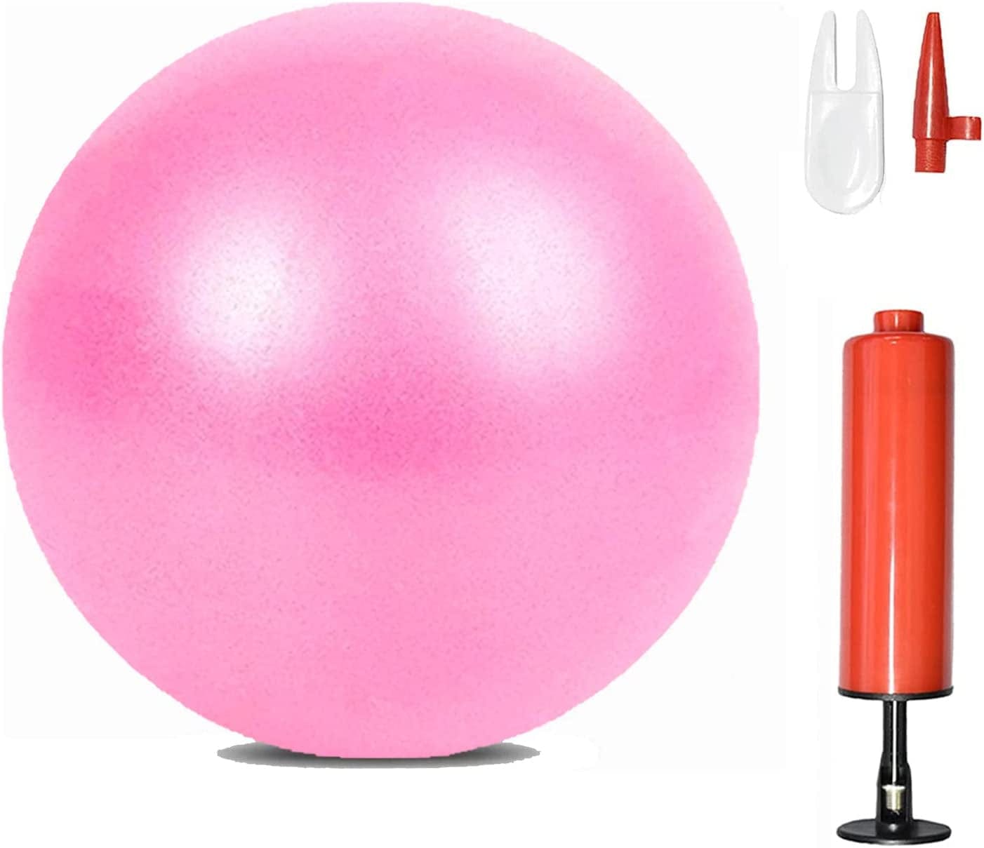 HCFGUS 6 Inch Mini Exercise Pilates Yoga Ball, Stability Ball for Yoga, Barre, Training and Physical Therapy- Improves Balance, Core Strength Yoga Ball with Inflate Pump