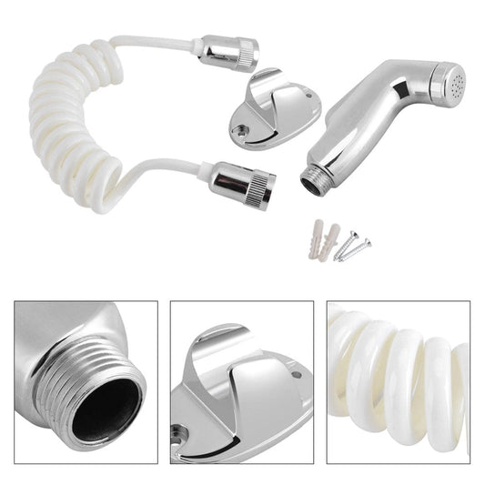 Head Handheld Portable Bidet Sprayer Shower Hose Toilet Bathroom Set