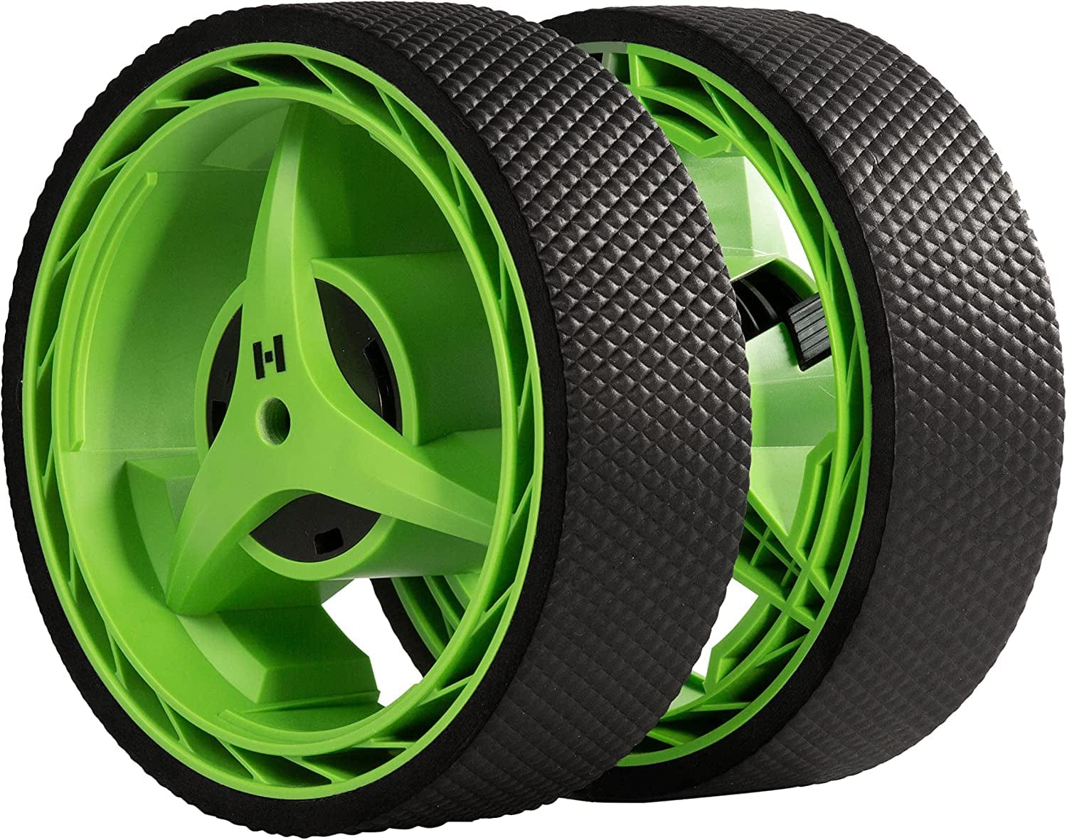 Hellaroller Back & Muscle Roller Wheel - Expandable Precision Wheels, Great for Back Pain Relief, Muscle Therapy & Deep Tissue Massage, Foam Roller Alternative (Standard/Less Intense)