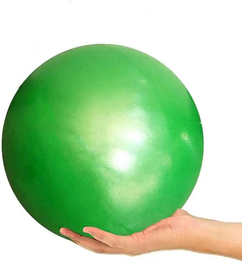 HOYKAO 9 Inch Mini Fitness Exercise Yoga Ball, Balance Bender Balls Stability Gym anti Burst Slip Resistant Balls with Inflatable Straw for Pilates Physical Core Therapy Training Equipment